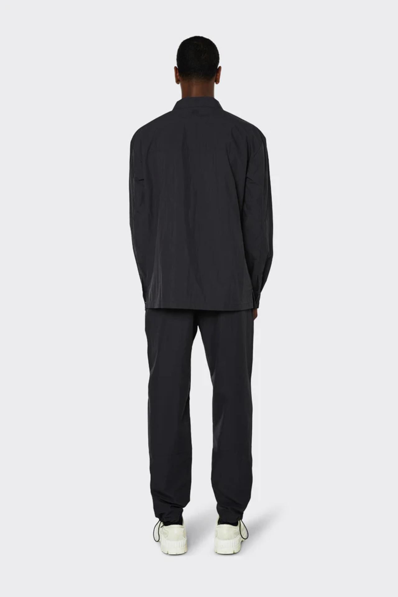 Rains Regenjacke Jackets Woven Shirt Schwarz L