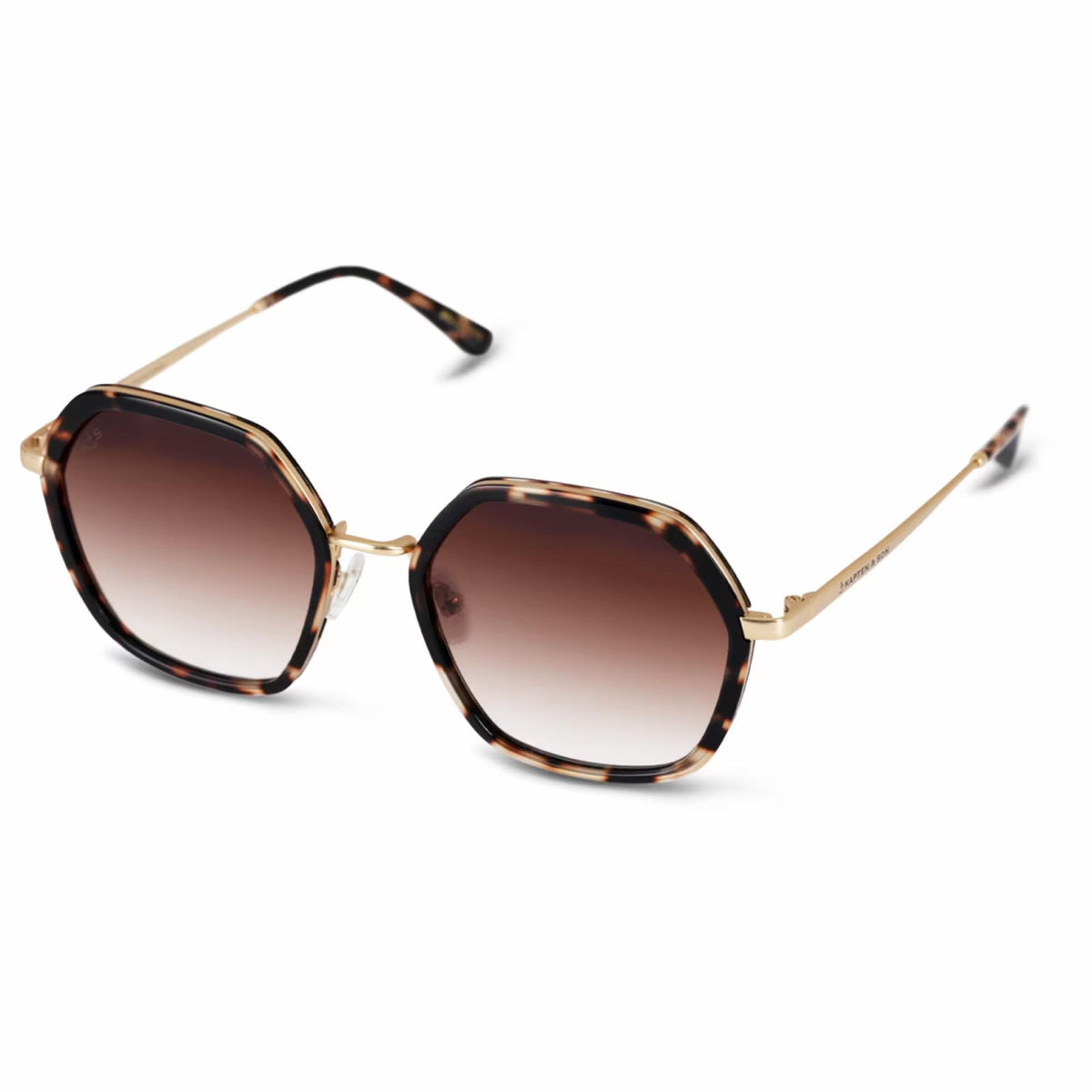 Kapten & Son Sonnenbrille Amsterdam  - Farbe: Edge Umber Tortoise Brown