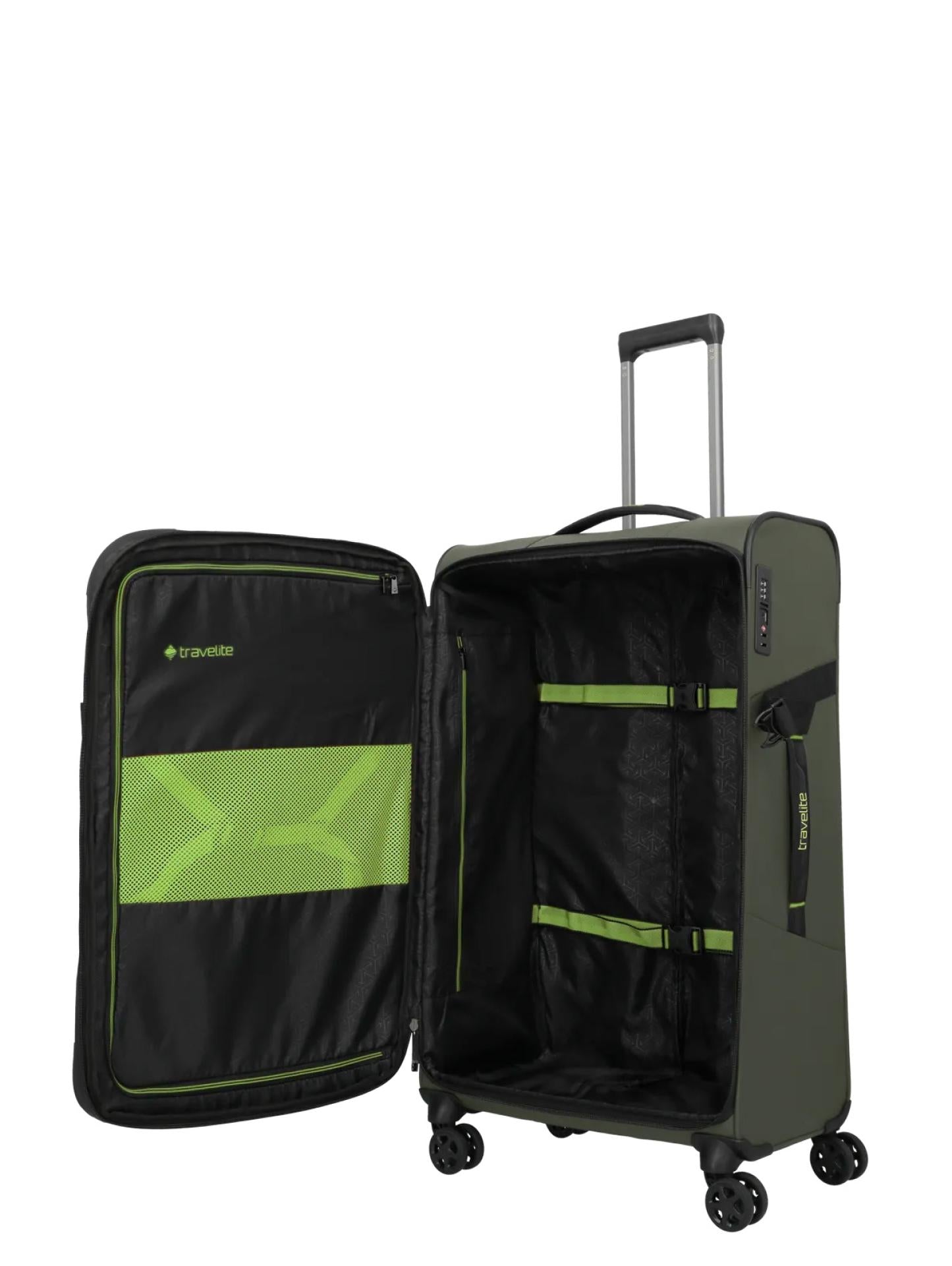 Travelite BRIIZE 4-Rad-Trolley L 78cm Khaki