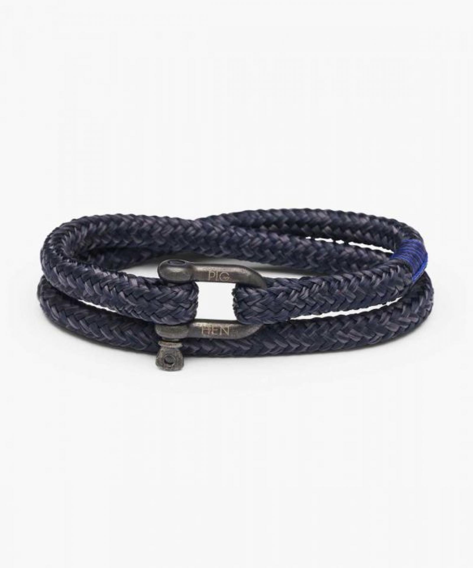 Armband Salty Steve Dunkelblau Grau L