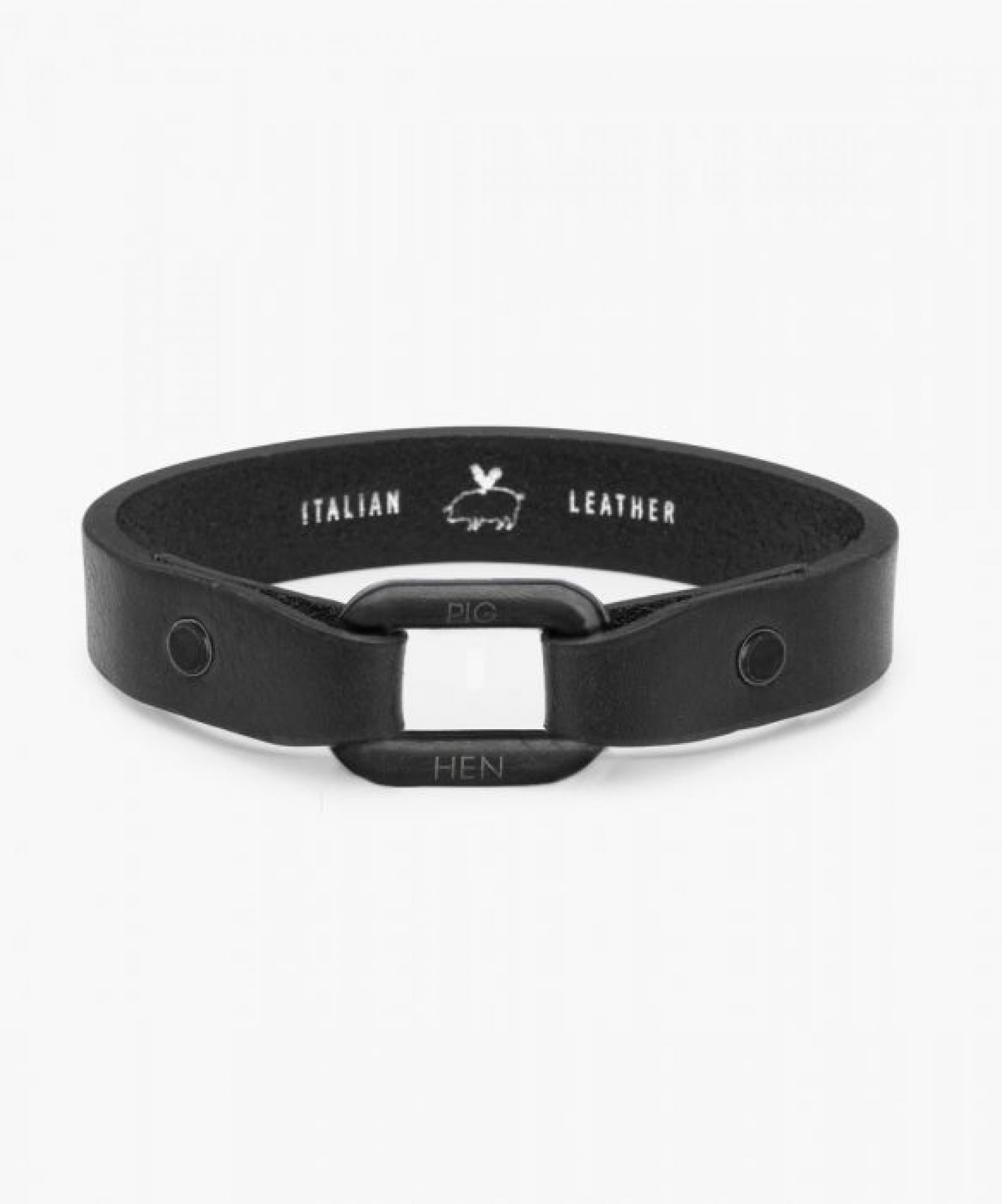 Pig&Hen Limp Lee Armband Schwarz - Größe: M/L