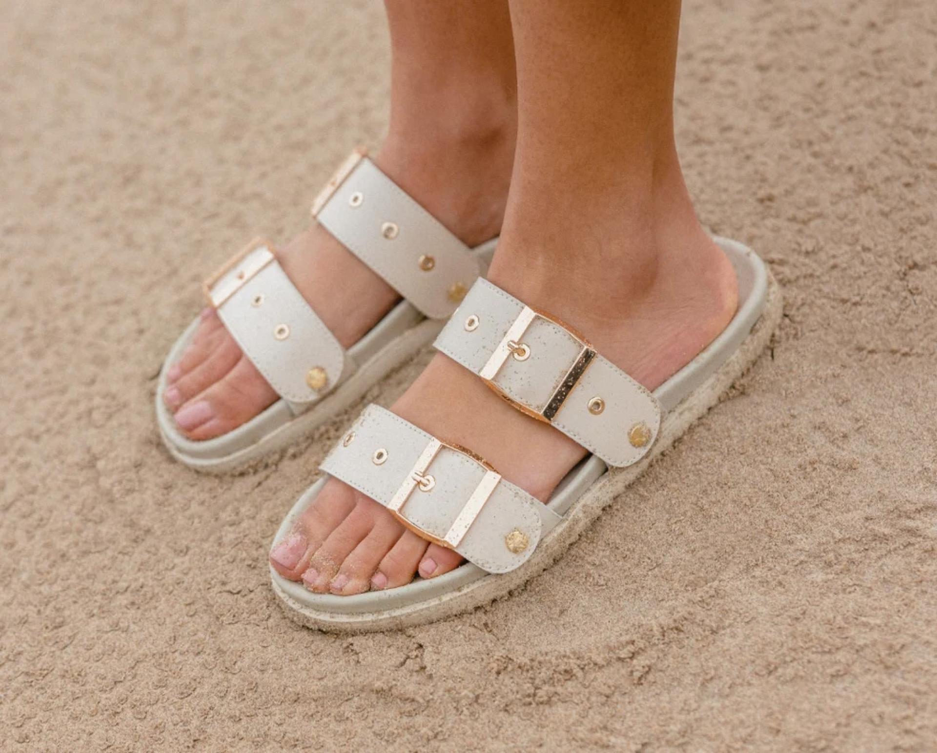 Hey Marly Patch Sandale Casual Clean Crema PS2 - Größe: 36