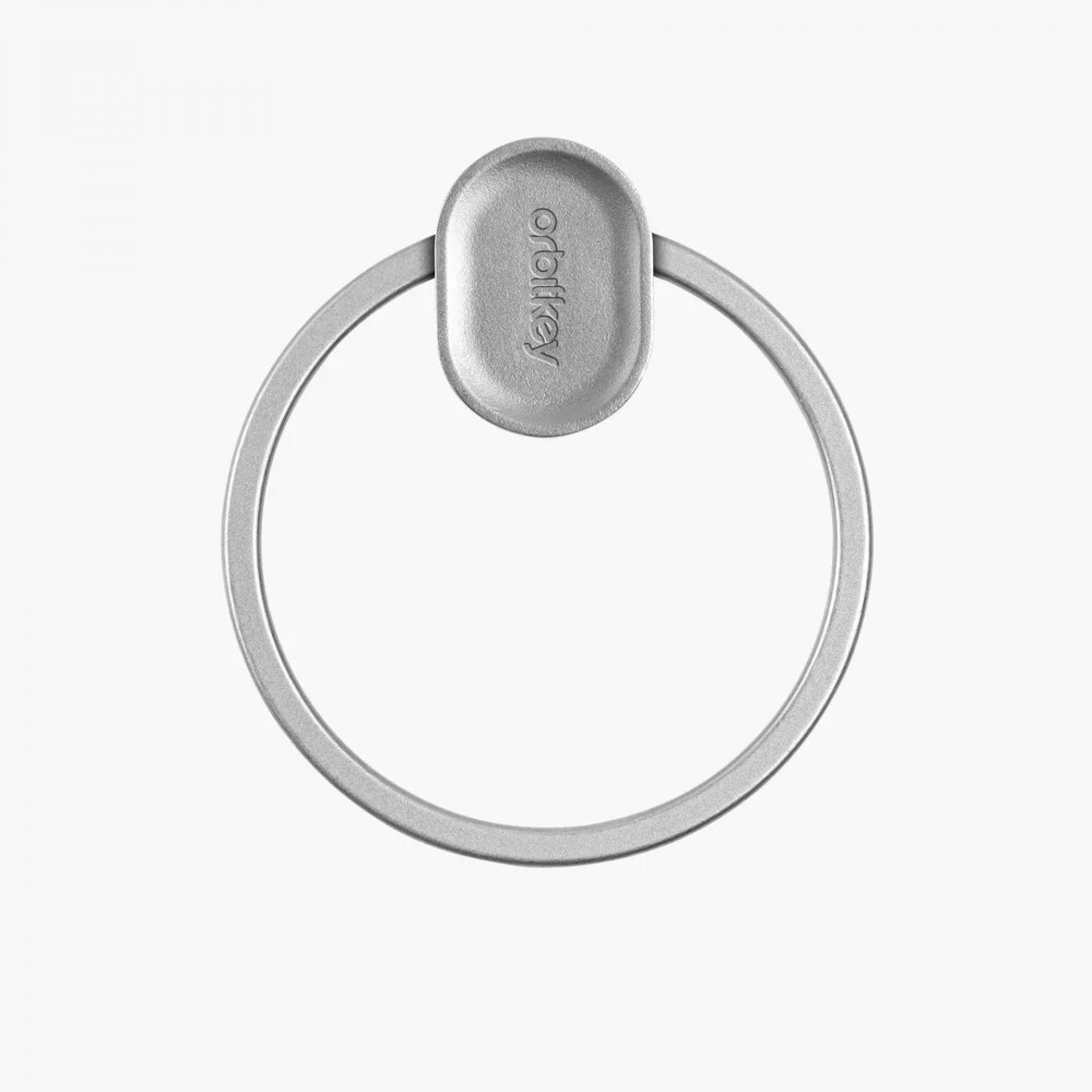 Orbitkey Schlüsselring Ring V2  Edelstahl Silber