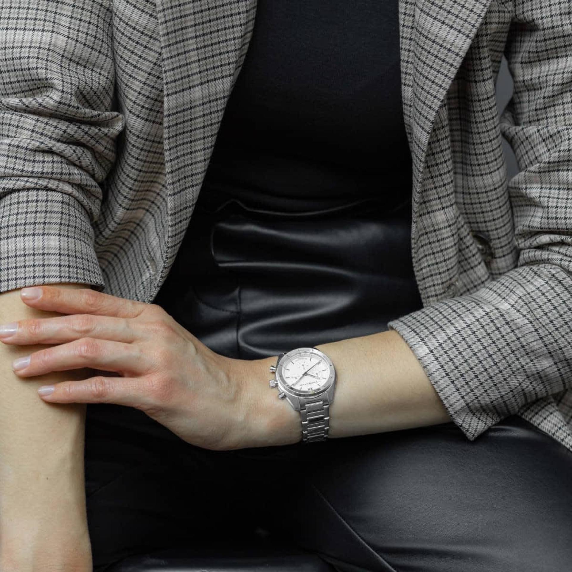 Kapten & Son Uhr Rise Small Silver Steel 39mm