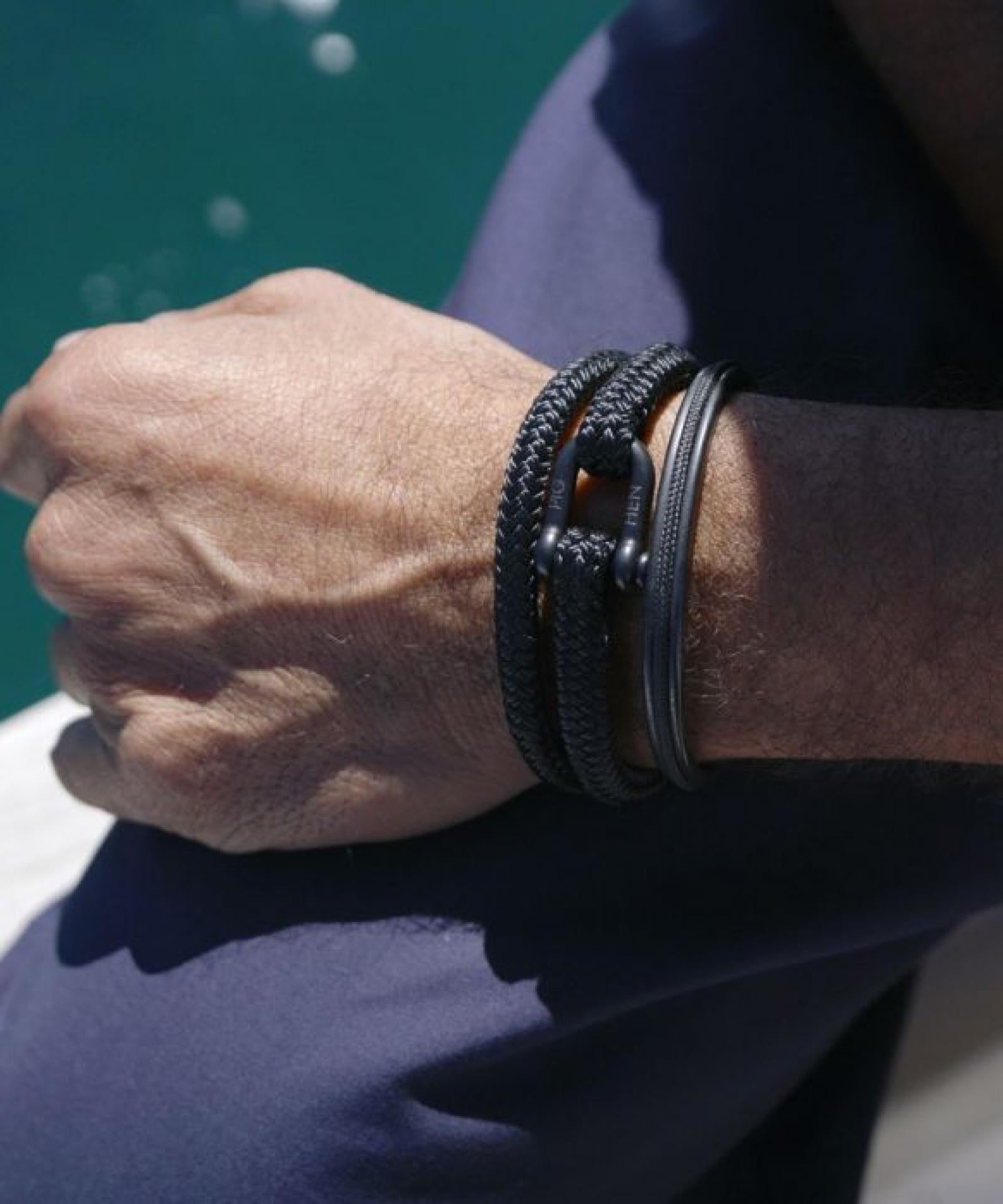 Armband Salty Steve Schwarz M