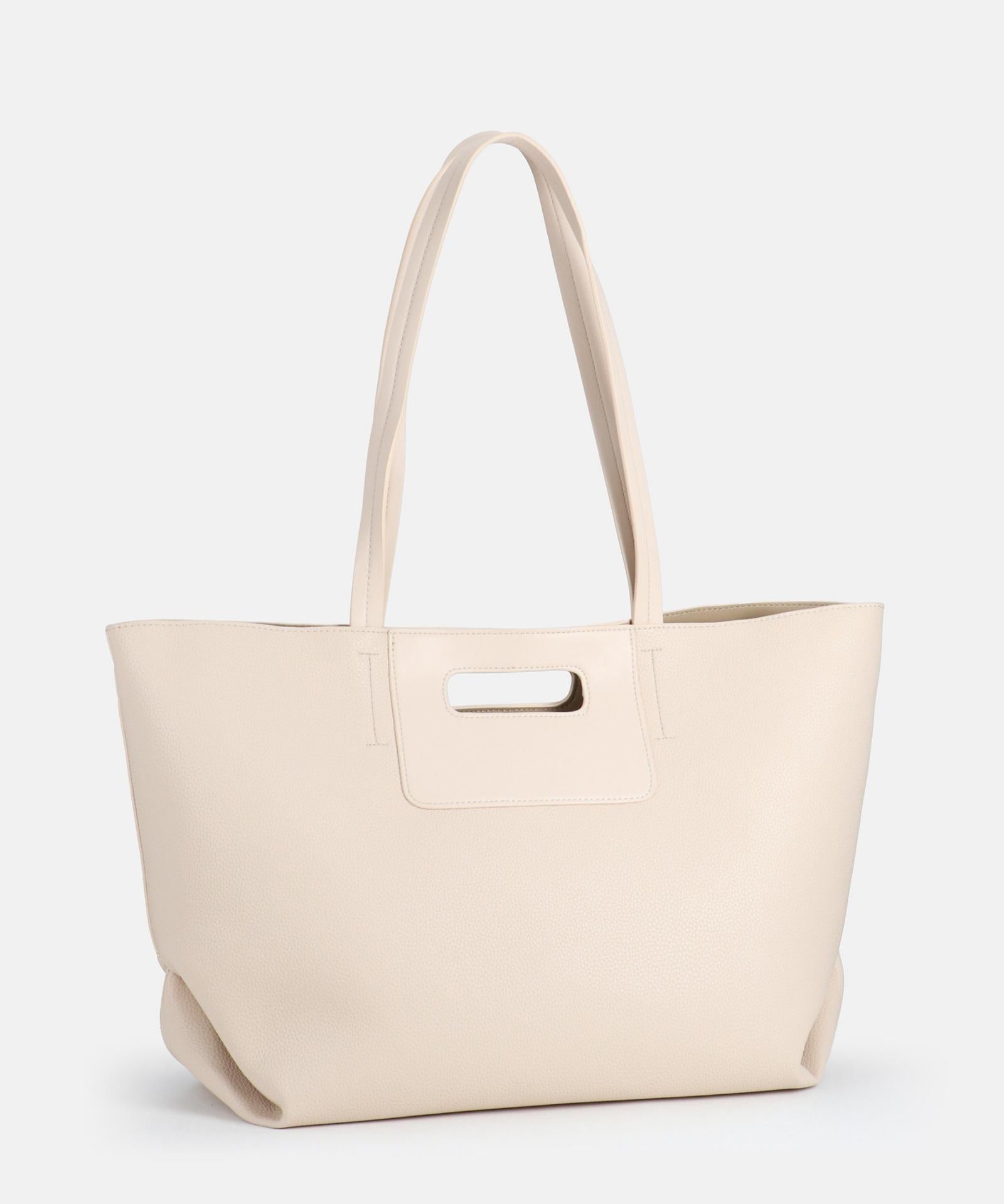 Seidenfelt große Shoppertasche Moheda - Farbe: Cream