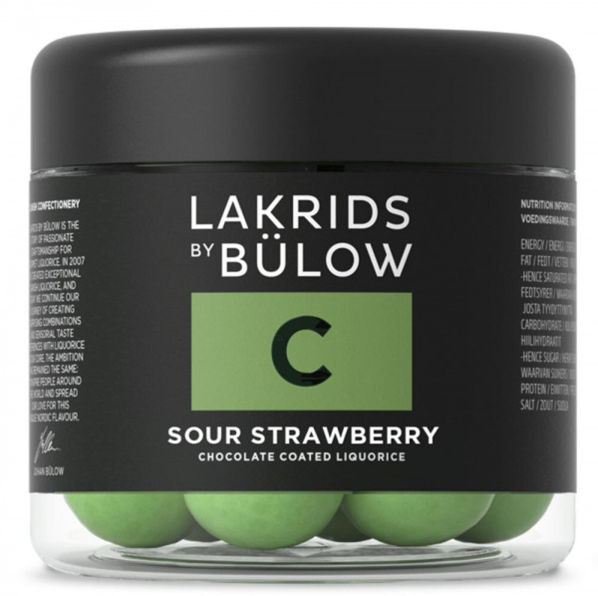 Lakrids by Bülow Klein 125g C - SOUR STRAWBERRY
