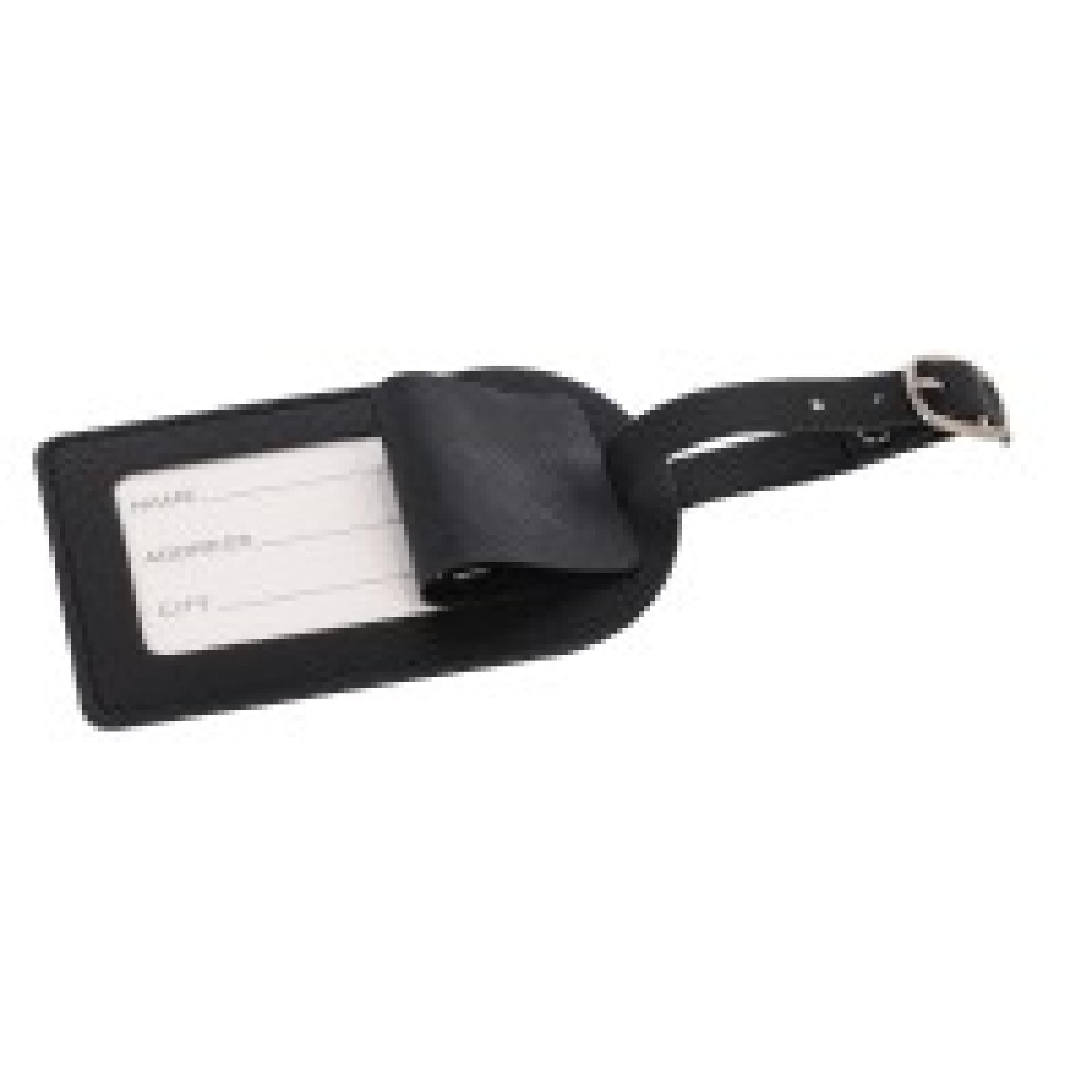 Travelite Kofferanhänger Leder - Variante: schwarz