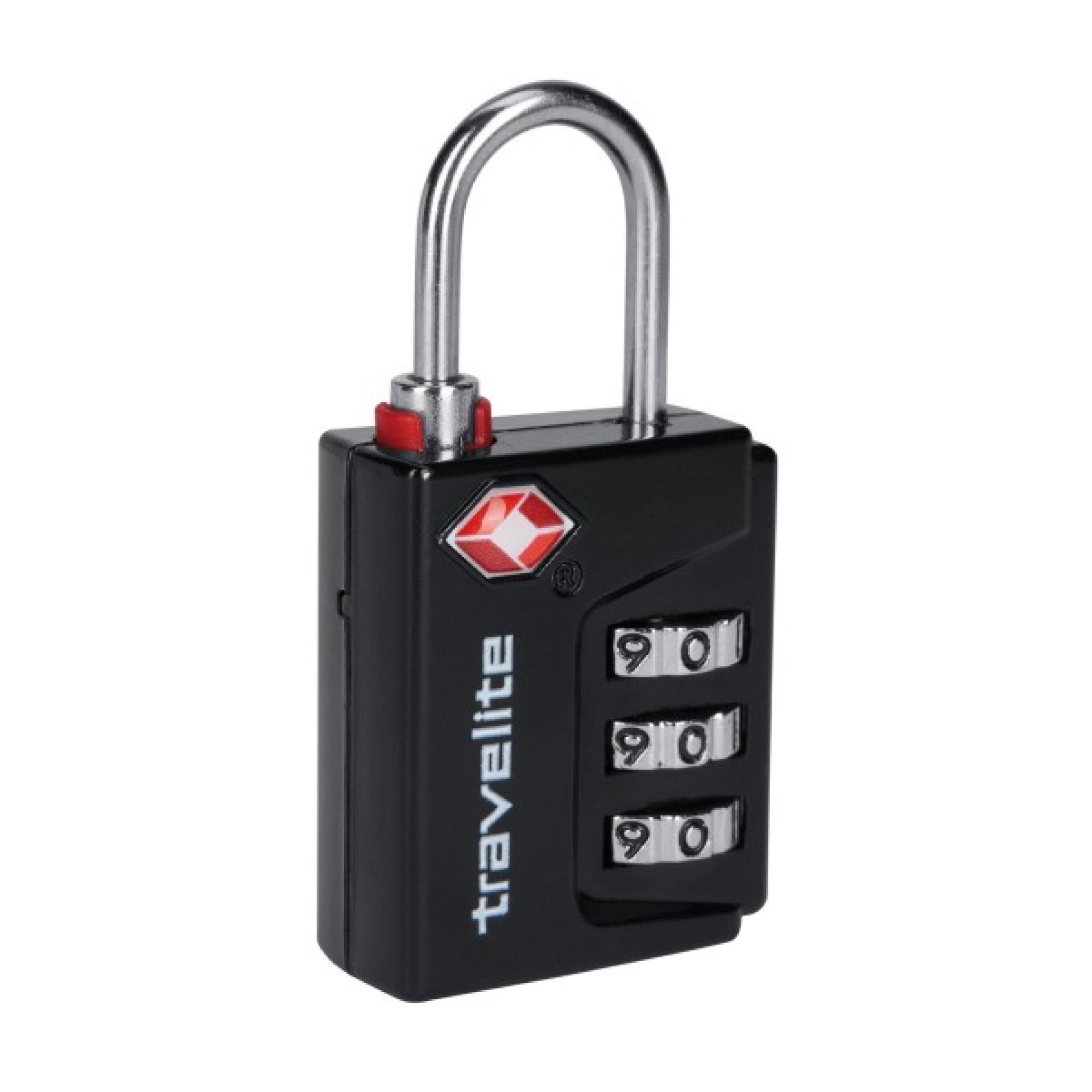 TRAVELITE TSA 3er Kombilock TravelSentry Schwarz