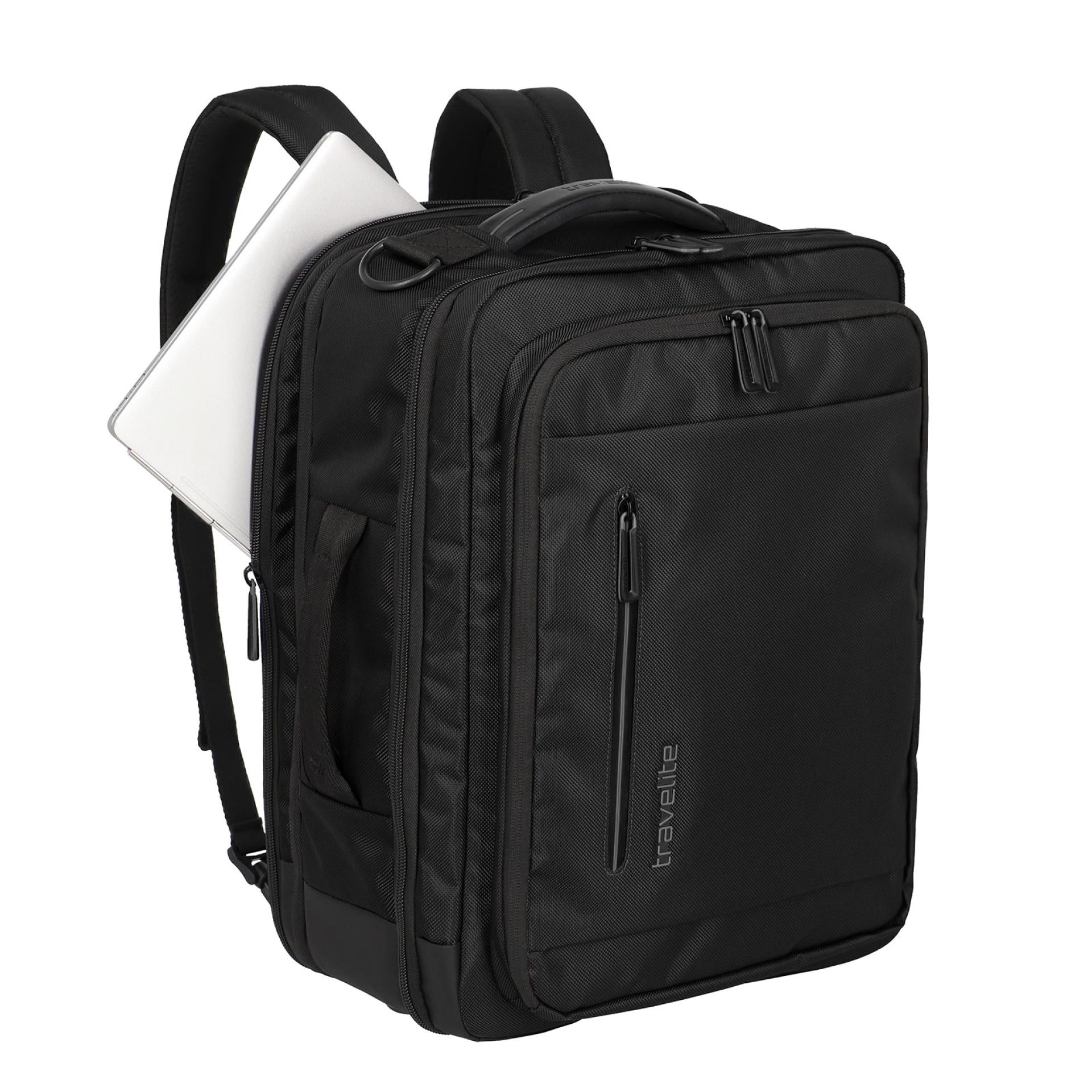 Travelite CROSSLITE Bordtasche Rucksack Schwarz