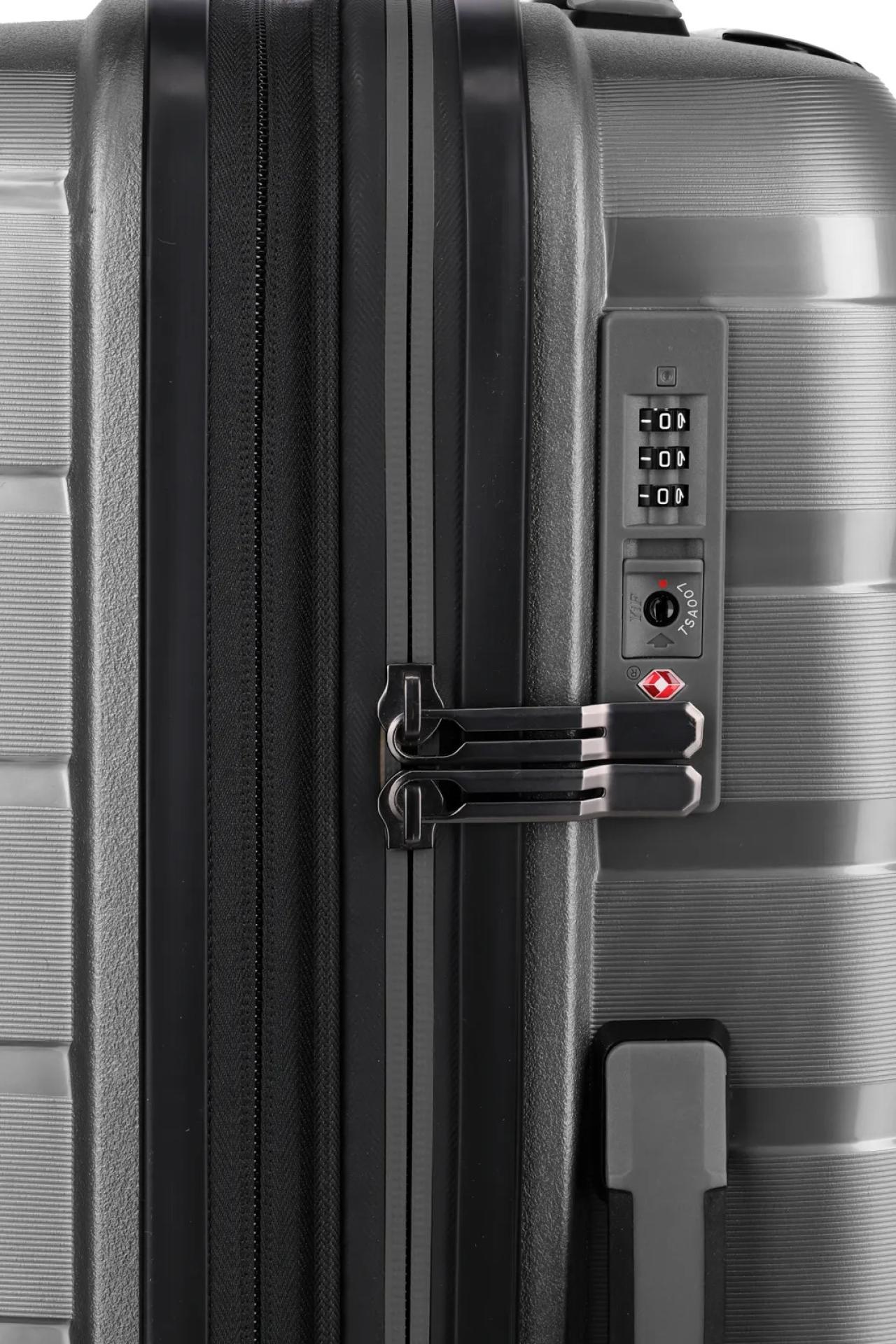 Travelite AIR BASE Trolley S+ mit Vortasche Anthrazit