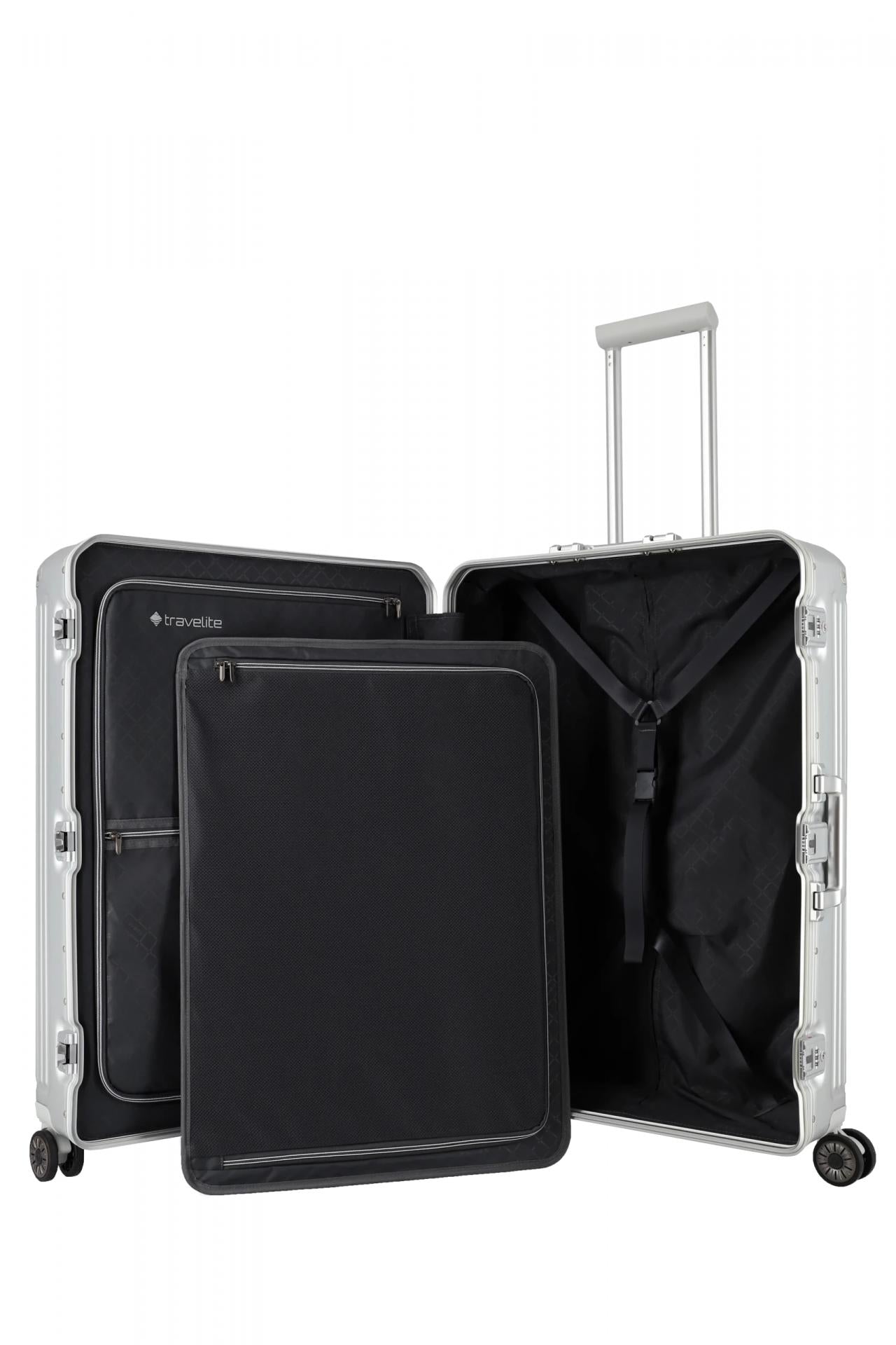 Travelite NEXT 4w Trolley L Silber