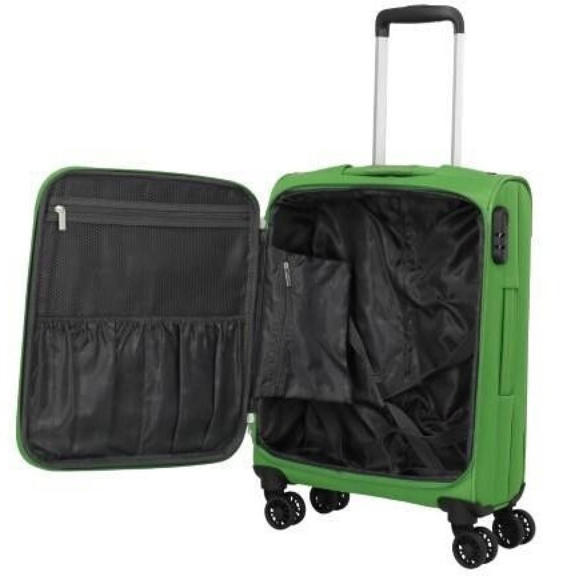 Travelite Skyline Orlando Weichgepäck Koffer S 54 cm Grün