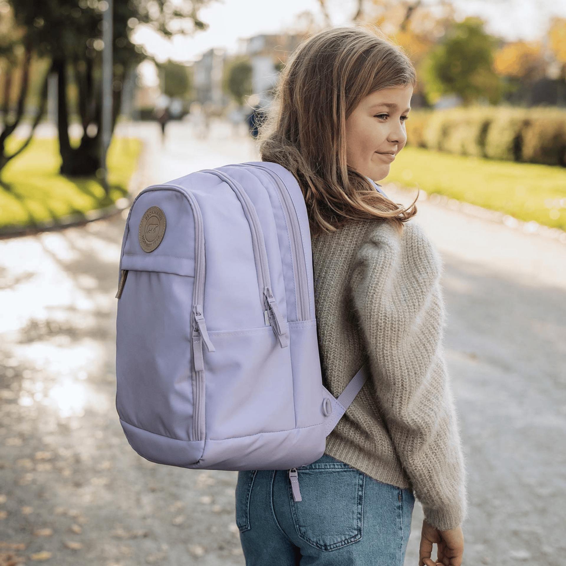 Beckmann Schulrucksack Urban Midi 26L - Purple Light Purple