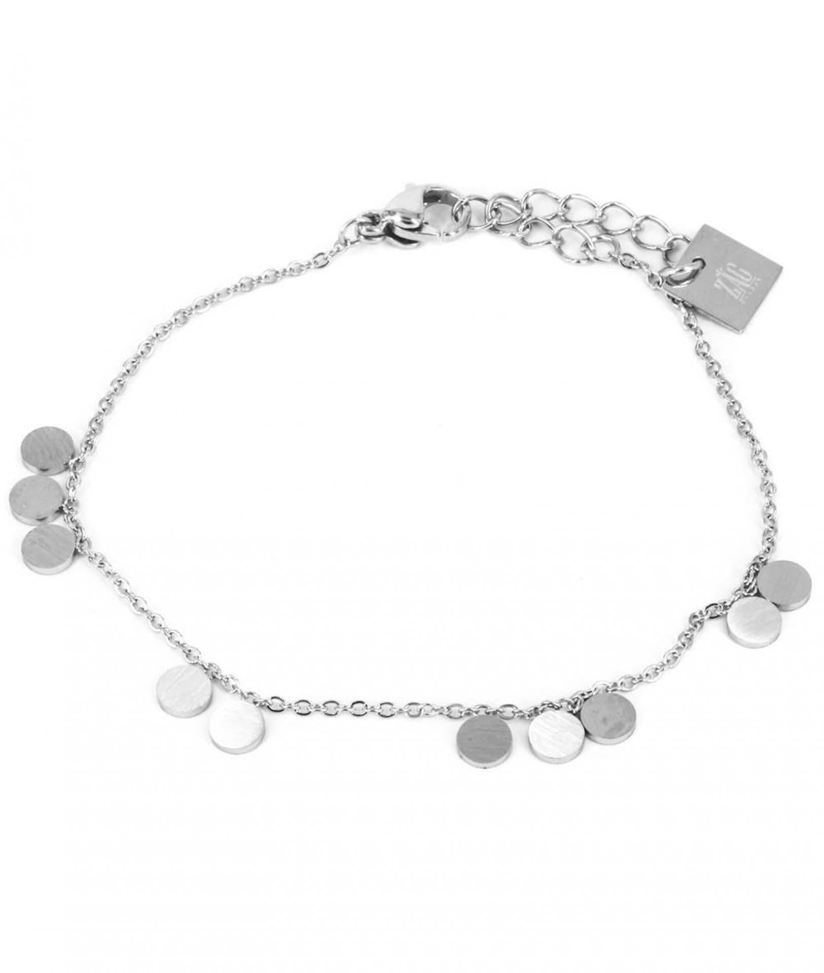 ZAG Bijoux Armband COURT ACIER 15CM+3 Silber