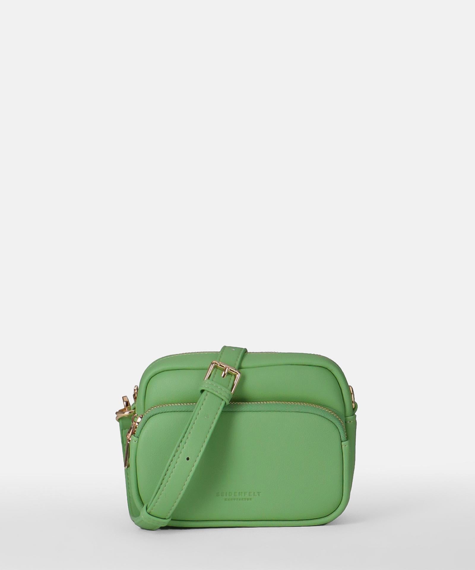 Seidenfelt Heby Small Bag matcha green/gold