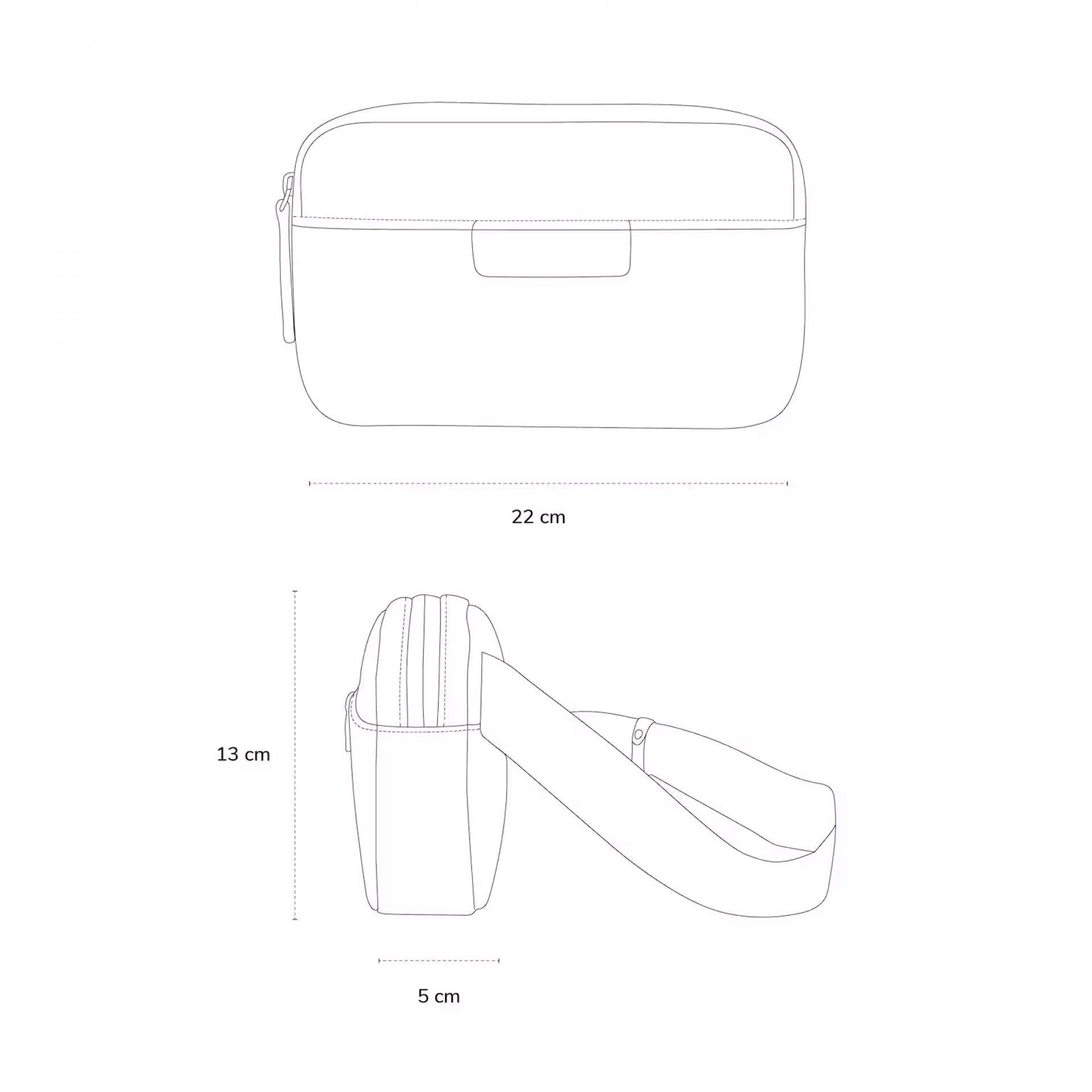 Kapten & Son Bauchtasche Crossbag Habo - Farbe: Muted Sage