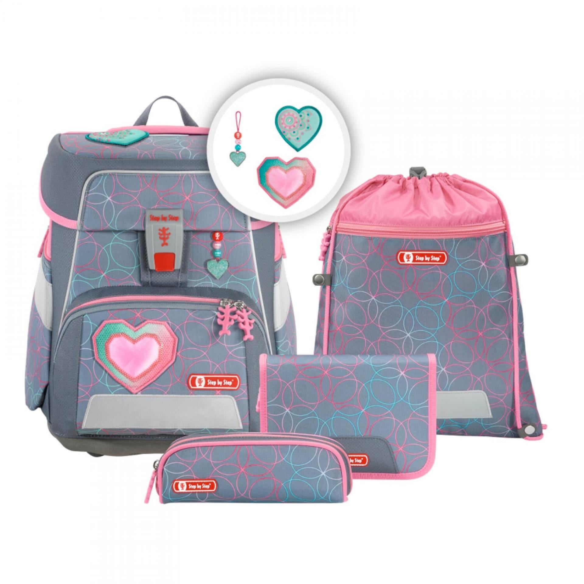 Step by Step SPACE SCHULRA SET GLITTER HEART