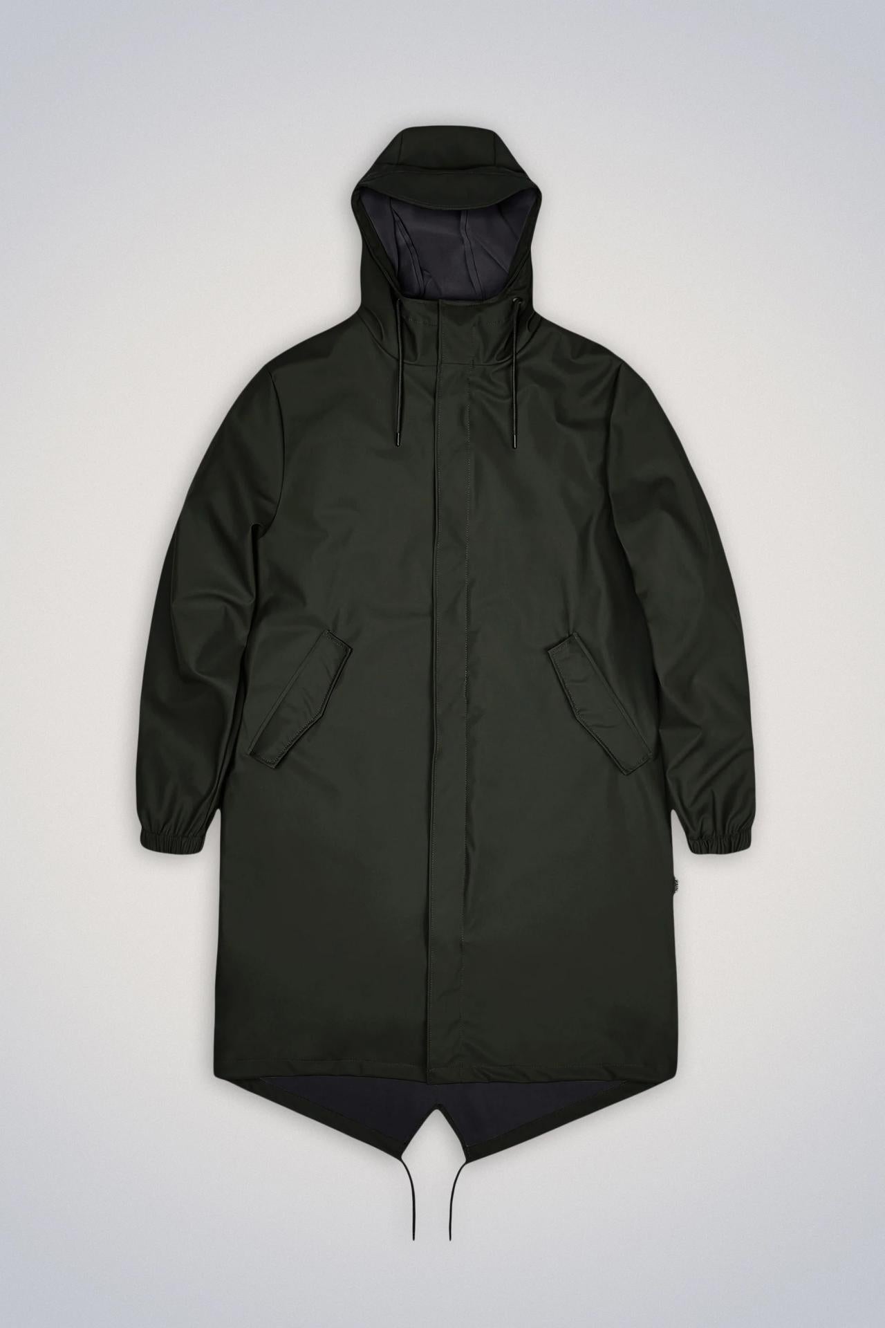 Rains Jacke Fishtail Parka W3 Green