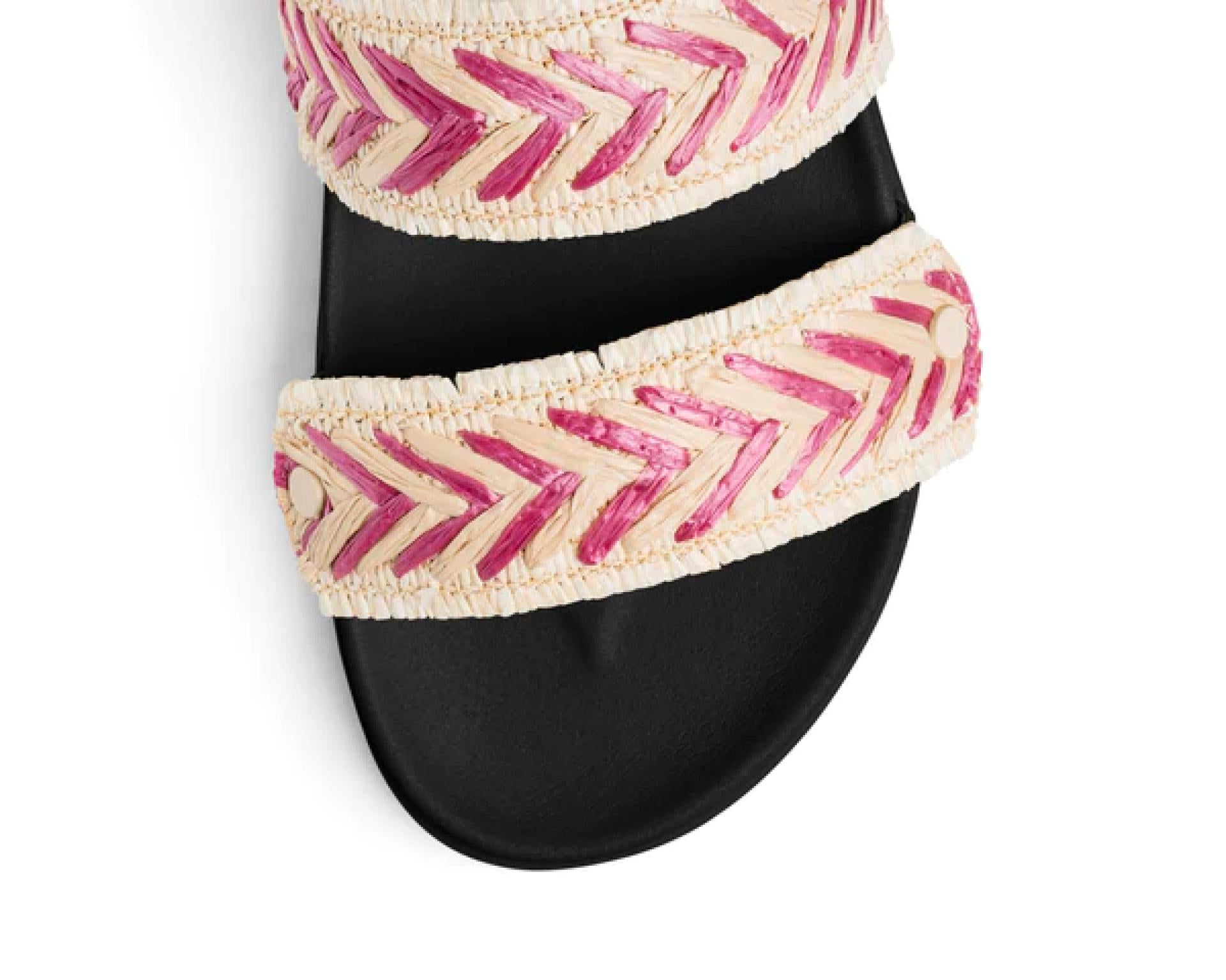 Hey Marly Accessoire für Double Patch Sandale PS2 - Variante: Beach Lines - Fuchsia