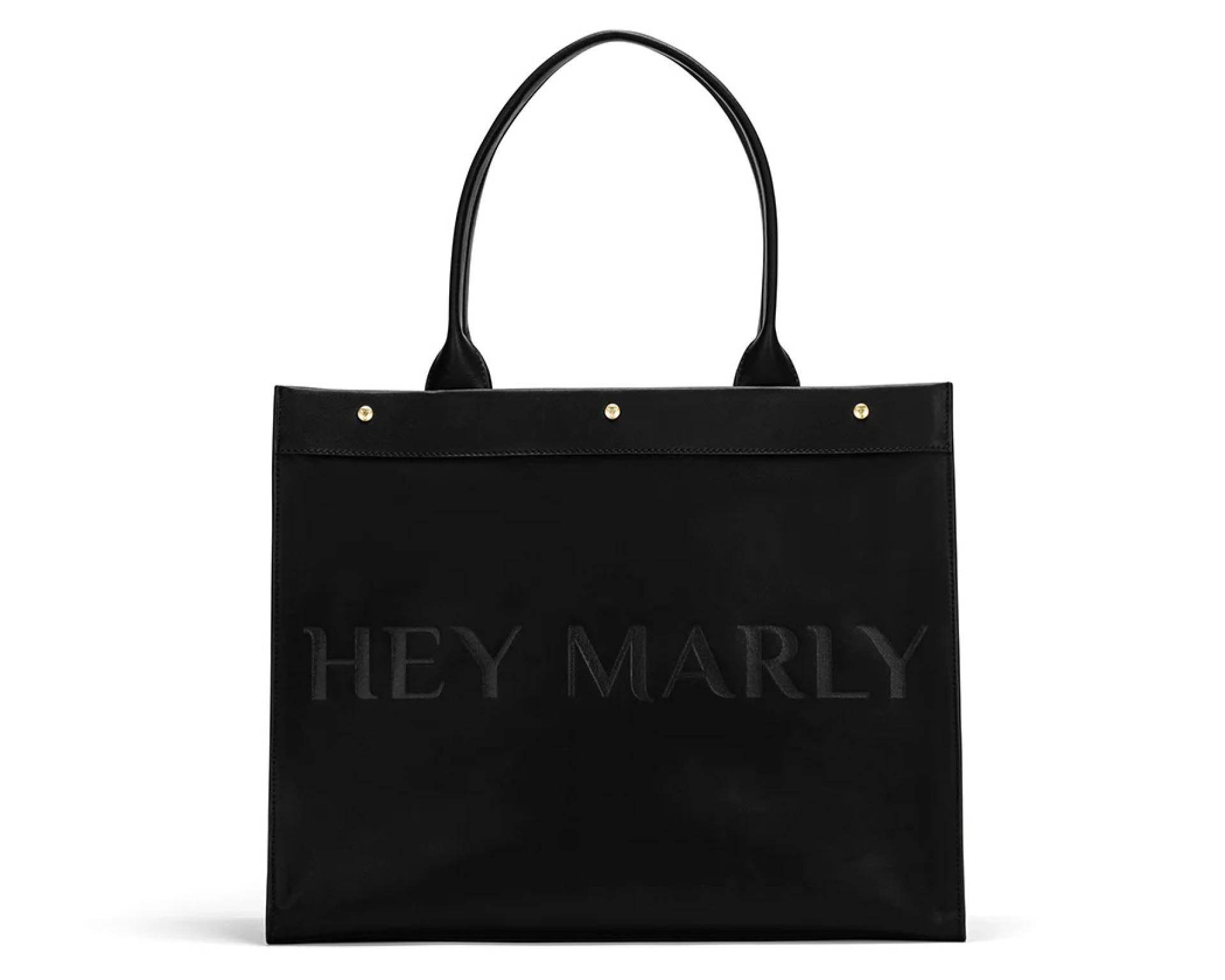 Hey Marly Classy Signature Bag Vegan Leder - Variante: Schwarz