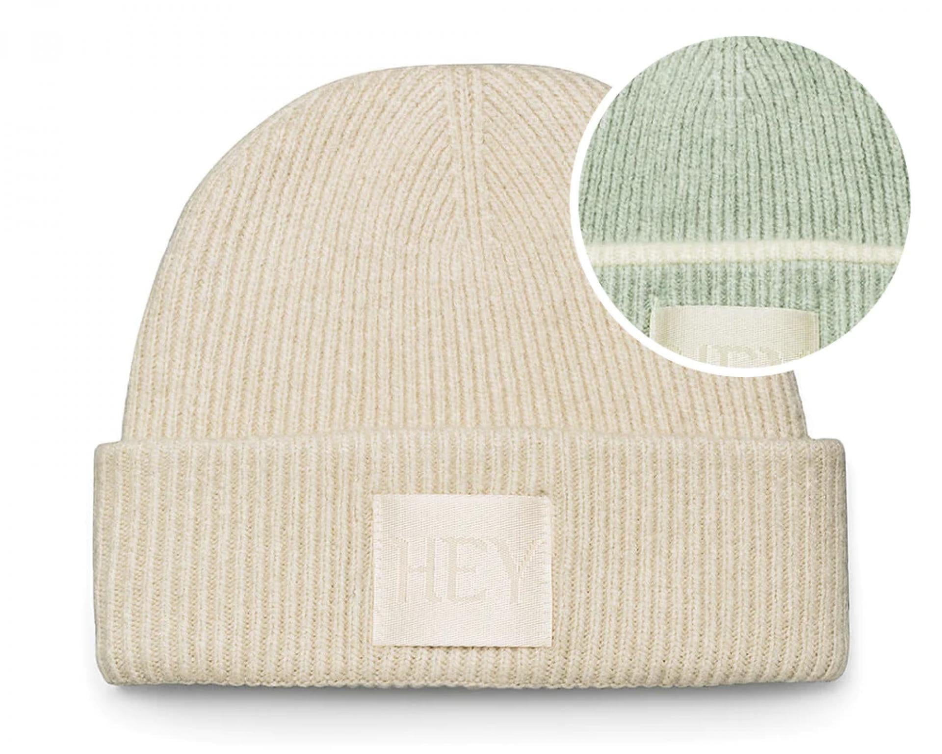 Hey Marly Cozy Beanie - Variante: M Desert Sage/Crema