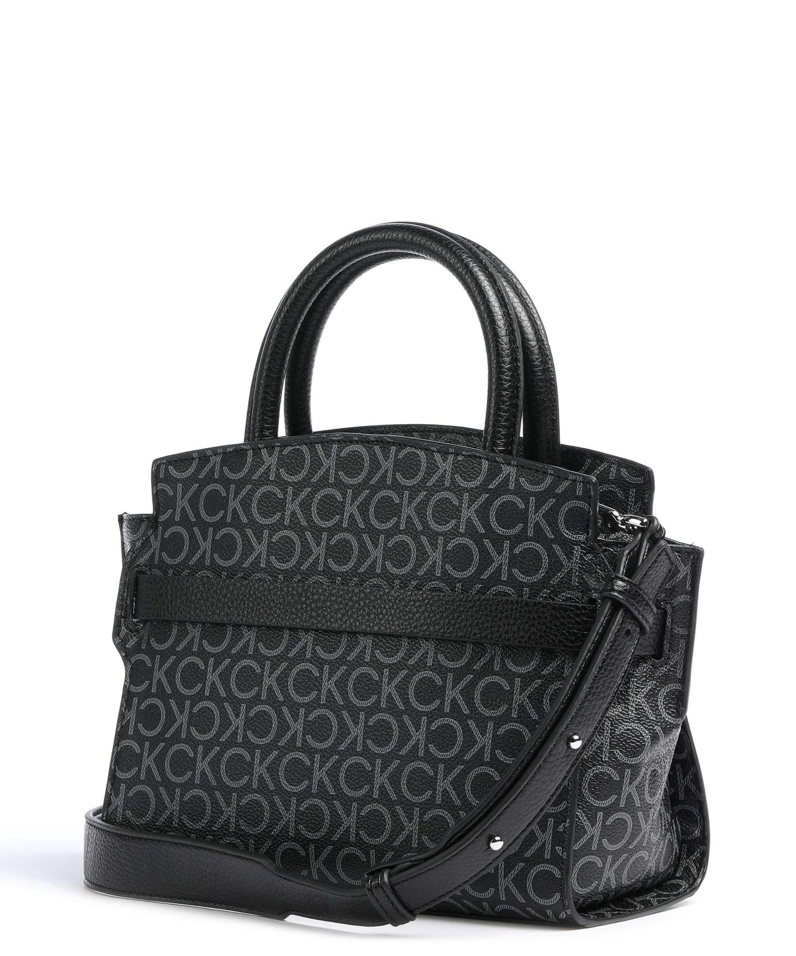 Calvin Klein Handtasche RE-Lock Tote SM Mono Black Mono