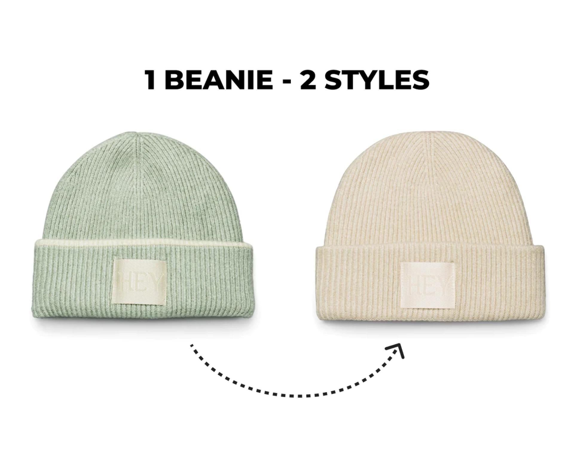 Hey Marly Cozy Beanie - Variante: M Desert Sage/Crema