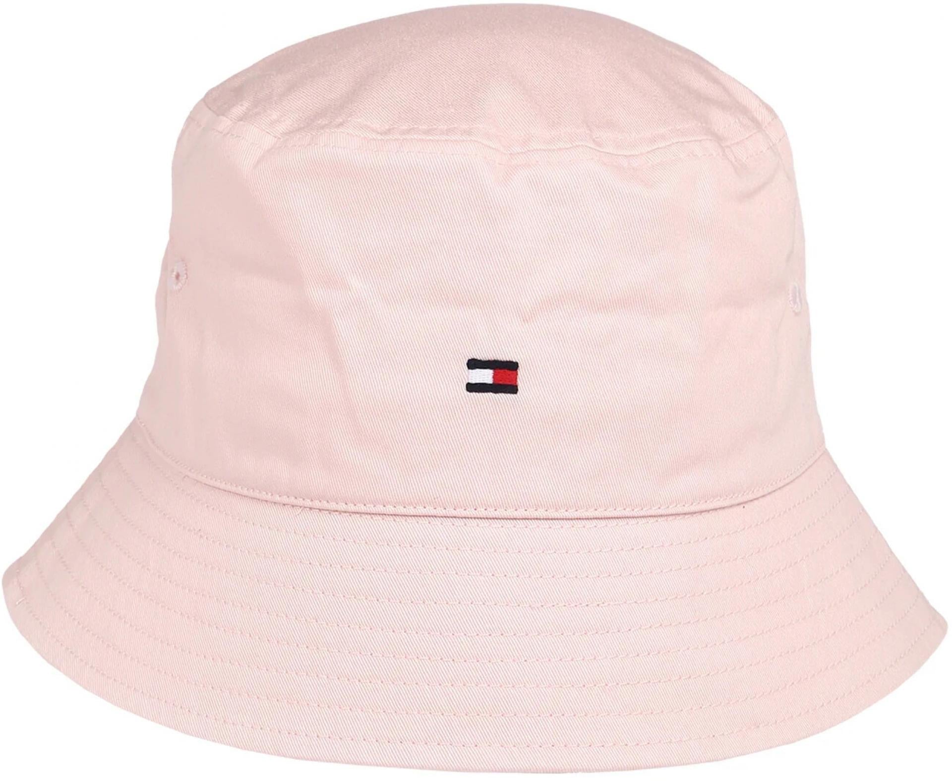 Tommy Hilfiger ESSENTIAL FLAG BUCKET HAT Pink Dust